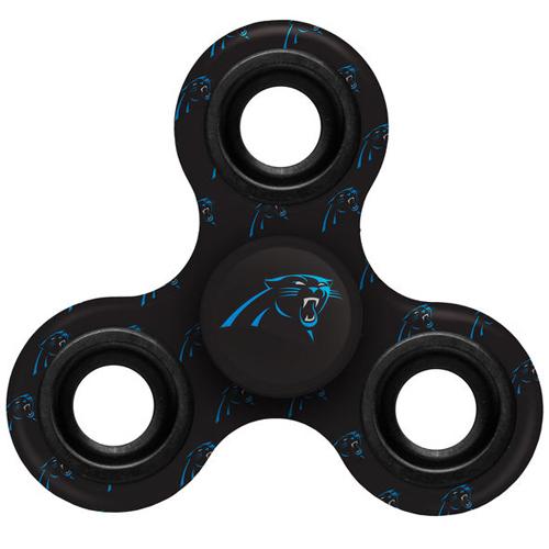 NFL Carolina Panthers Logo 3 Way Fidget Spinner 3C16